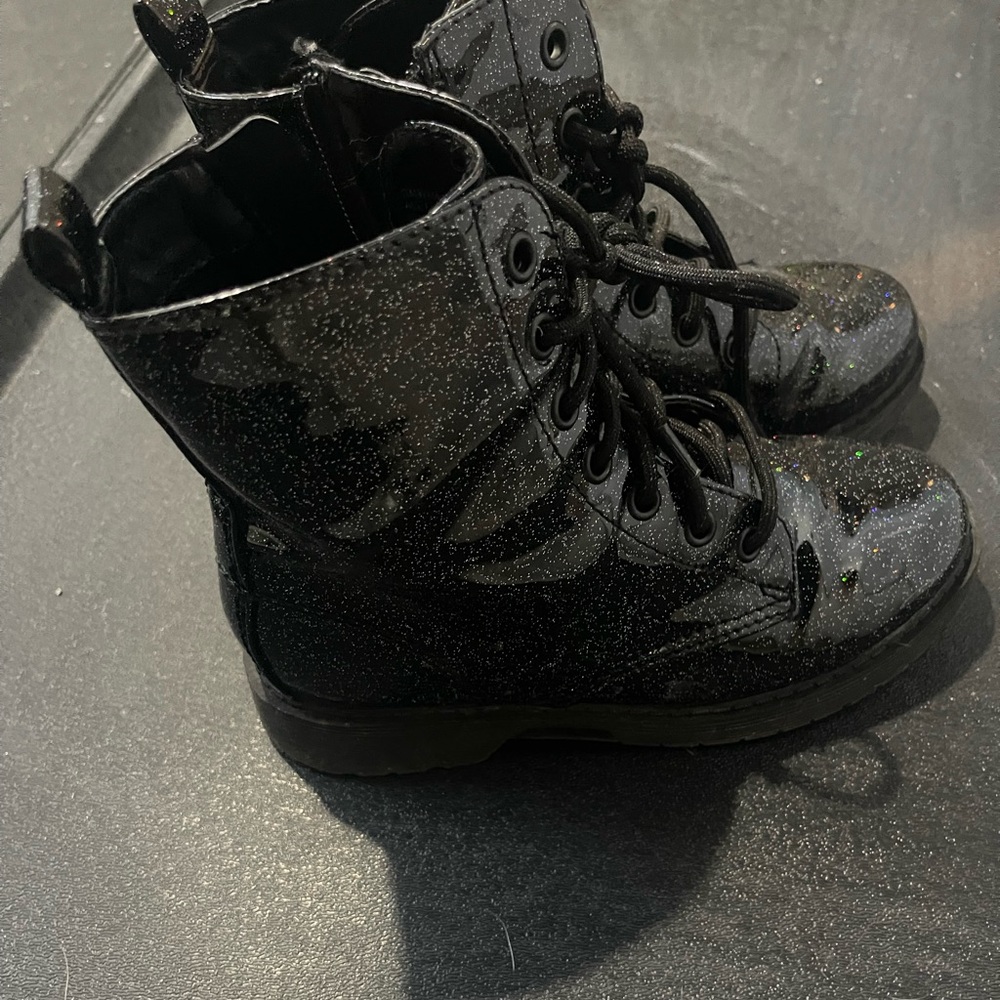 Sparkling Black Girls Boots